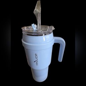 Blue Party Tumbler with Straw🩵🩵